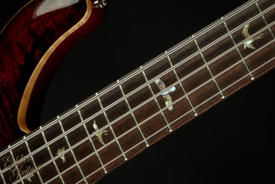 Used - Paul Reed Smith Grainger 5 String Bass - Fire Red Burst