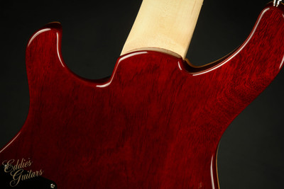 Used - Paul Reed Smith Grainger 5 String Bass - Fire Red Burst