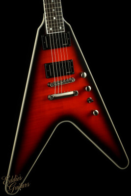 2022 - Epiphone Dave Mustaine Flying V Prophecy Aged Dark Red