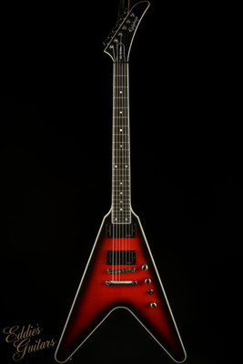 2022 - Epiphone Dave Mustaine Flying V Prophecy Aged Dark Red Burst 7.7 #22091530859