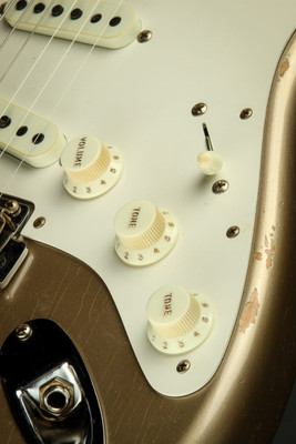 2023 - Fender Custom Shop 1959 Stratocaster Relic - Faded Aged Shoreline Gold