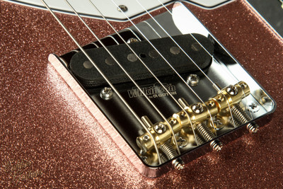 2023 - Suhr Eddie's Guitars Exclusive Custom Classic T Roasted - Rose Gold Sparkle