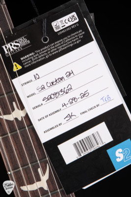 Paul Reed Smith S2 Custom 24 Electric Guitar in Dark Cherry Sunburst