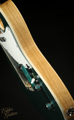 2023 - Suhr Eddie's Guitars Exclusive Custom Classic T Roasted - Aqua Sparkle