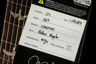 Used - Paul Reed Smith 509 - Black