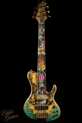 ESP Exhibition Limited 2023 EEX2328 EXL OM Bass 6 - Natural/Ocean