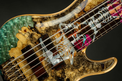 ESP Exhibition Limited 2023 EEX2328 EXL OM Bass 6 - Natural/Ocean