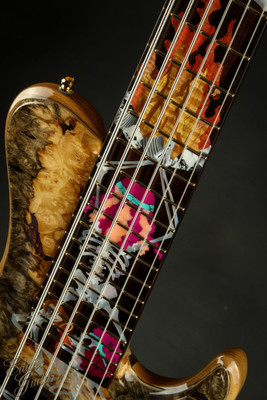 ESP Exhibition Limited 2023 EEX2328 EXL OM Bass 6 - Natural/Ocean Blue