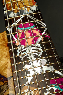 ESP Exhibition Limited 2023 EEX2328 EXL OM Bass 6 - Natural/Ocean Blue