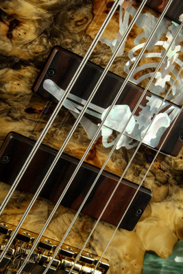 ESP Exhibition Limited 2023 EEX2328 EXL OM Bass 6 - Natural/Ocean Blue