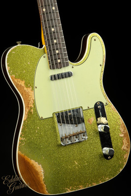 Fender Custom Shop 1960 Telecaster Custom Heavy Relic - Chartreuse Sparkle
