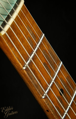 2023 - Fender Custom Shop Eddie's Guitars Exclusive Dealer Select Roasted 1963 Stratocaster Heavy Relic - Sherwood Green Metallic
