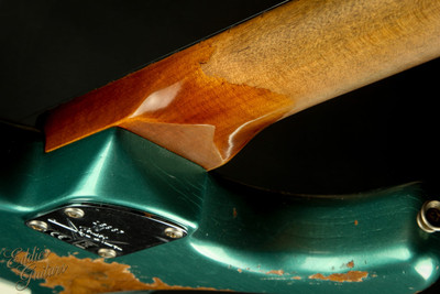 2023 - Fender Custom Shop Eddie's Guitars Exclusive Dealer Select Roasted 1963 Stratocaster Heavy Relic - Sherwood Green Metallic