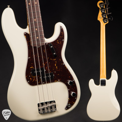 Fender American Vintage II 1960 Precision Bass Guitar in Olympic White