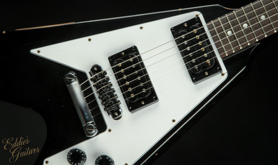 2023 - Gibson Custom Shop Limited Edition Murphy Lab Kirk Hammett 1979 Flying V Ebony 6.4 #KH187