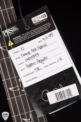 Paul Reed Smith S2 Swamp Ash Special Electric Guitar in Black Doghair Smokeburst