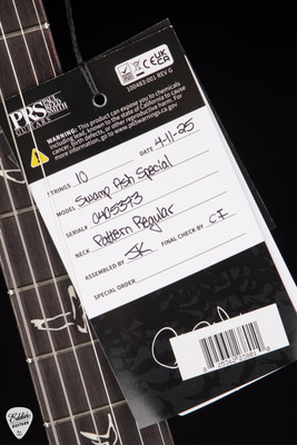 Paul Reed Smith Swamp Ash Special Electric Guitar in Black Doghair Smokeburst