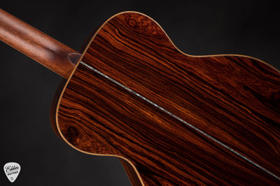 Huss & Dalton OM Custom – Curly Redwood & Cocobolo Acoustic Guitar