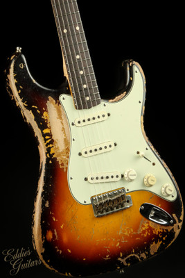 Used - Fender Custom Shop Master Built Limited Edition Mike McCready 1960 Stratocaster - Faded 3-Color Sunburst
