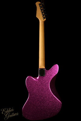 Used - Suhr Eddie's Guitars Exclusive Roasted Classic JM Mastery - Magenta Sparkle