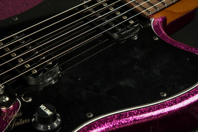 Used - Suhr Eddie's Guitars Exclusive Roasted Classic JM Mastery - Magenta Sparkle