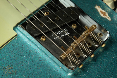 Used - Fender Custom Shop 1960 Telecaster Custom Heavy Relic - Teal Green Metallic Sparkle