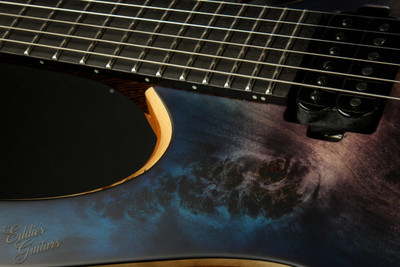 Mayones Duvell Elite 6 - Transparent Dirty Purple Blue Burst