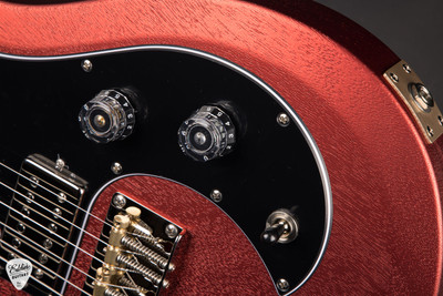 Paul Reed Smith S2 Vela Semi Hollow Satin Electric Guitar in Red Apple Metallic