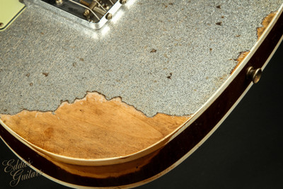 2023 - Fender Custom Shop 1960 Telecaster Custom Heavy Relic - Silver Sparkle
