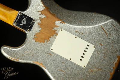2023 - Fender Custom Shop 1967 Stratocaster Heavy Relic - Silver Sparkle