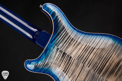 Paul Reed Smith Eddie’s Guitars Wood Library Hollowbody II Piezo Cocobolo Electric Guitar in Charcoal Blue Burst