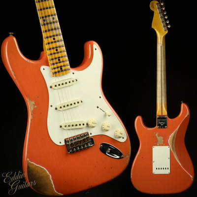 Used - Fender Custom Shop LTD 1956 Stratocaster Heavy Relic - Tahitian Coral