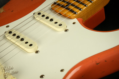 Used - Fender Custom Shop LTD 1956 Stratocaster Heavy Relic - Tahitian Coral