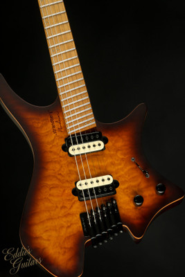 Used Strandberg Boden Standard 6 Bengal Burst Quilt Bare Knuckle Pickups