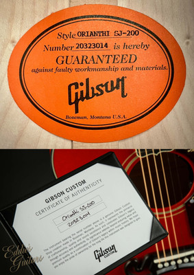 Gibson Orianthi SJ200 Cherry 5.6 #20323014