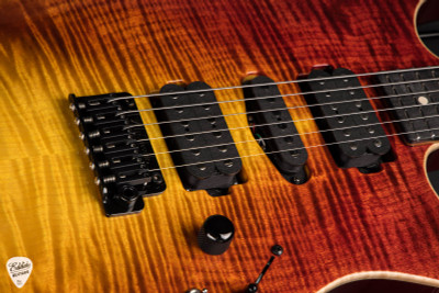 Tom Anderson Drop Top Electric Guitar in Fire WakeSurf