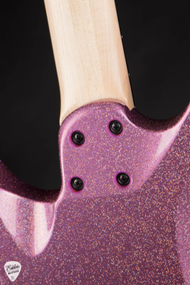 ESP USA M-7 Baritone HT Seymour Duncans Electric Guitar in Disco Pink Sparkle