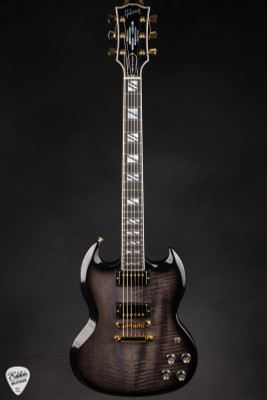 Gibson SG Supreme Electric Guitar in Translucent Ebony Burst 7.5 #233940040