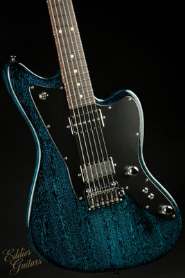 Tom Anderson Raven Superbird - Black w/Bora Dog Hair - Eddie's Guitars
