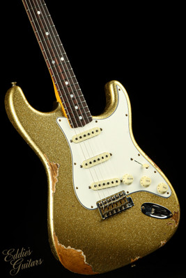Used - Fender Custom Shop 1967 Stratocaster Heavy Relic - Gold Sparkle