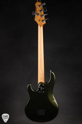 Ernie Ball Music Man StingRay 5 Special HH Bass Guitar in Fallout Green