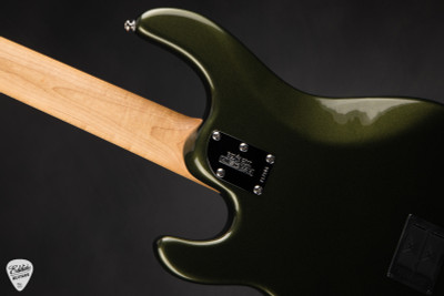 Ernie Ball Music Man StingRay 5 Special HH Bass Guitar in Fallout Green