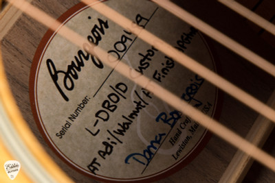 2022 – Bourgeois L-DBO Deep Body – Aged Tone Adirondack Spruce & Figured Walnut Acoustic Guitar