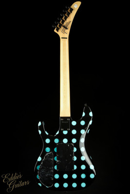 Used - Kramer NightSwan, Black with Blue Polka Dots