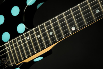 Used - Kramer NightSwan, Black with Blue Polka Dots
