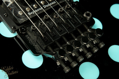Used - Kramer NightSwan, Black with Blue Polka Dots