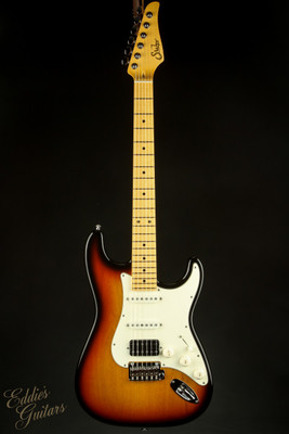 Used - Suhr Classic S Antique HSS - 3 Tone Burst