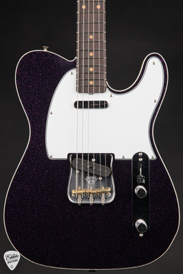 Fender Custom Shop Eddies exclusive dealer select 1963 telecaster electric guitar in magenta sparkle