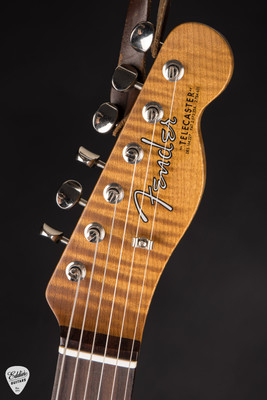 Fender Custom Shop Eddies exclusive dealer select 1963 telecaster electric guitar in magenta sparkle