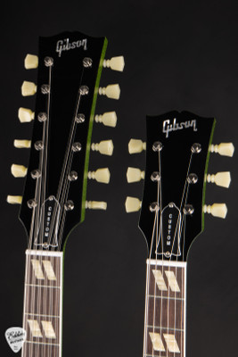 Gibson Custom Shop PSL Mid 60s EDS 1275 electric guitar in gecko green sparkle